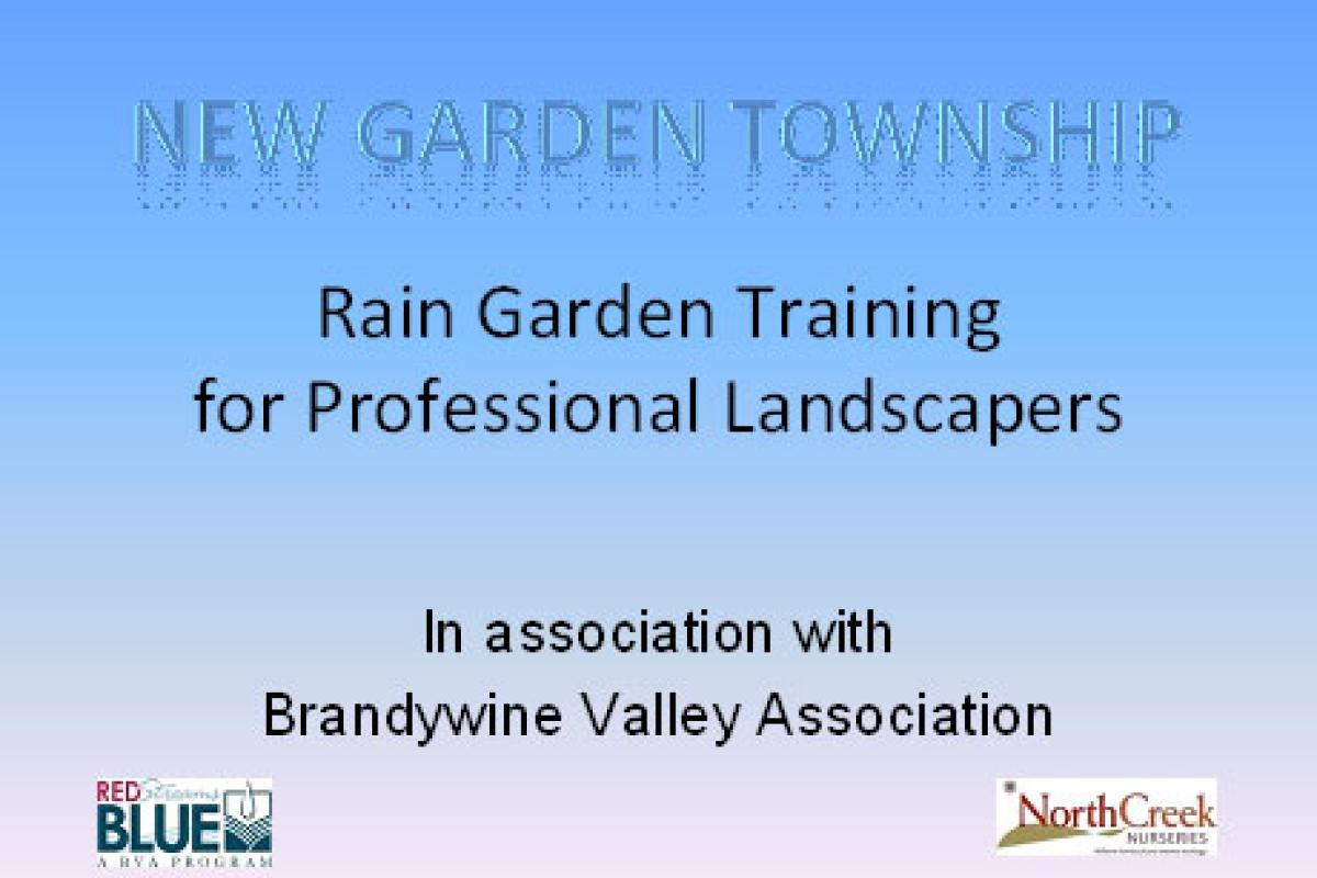 Rain Garden PowerPoint Page 1