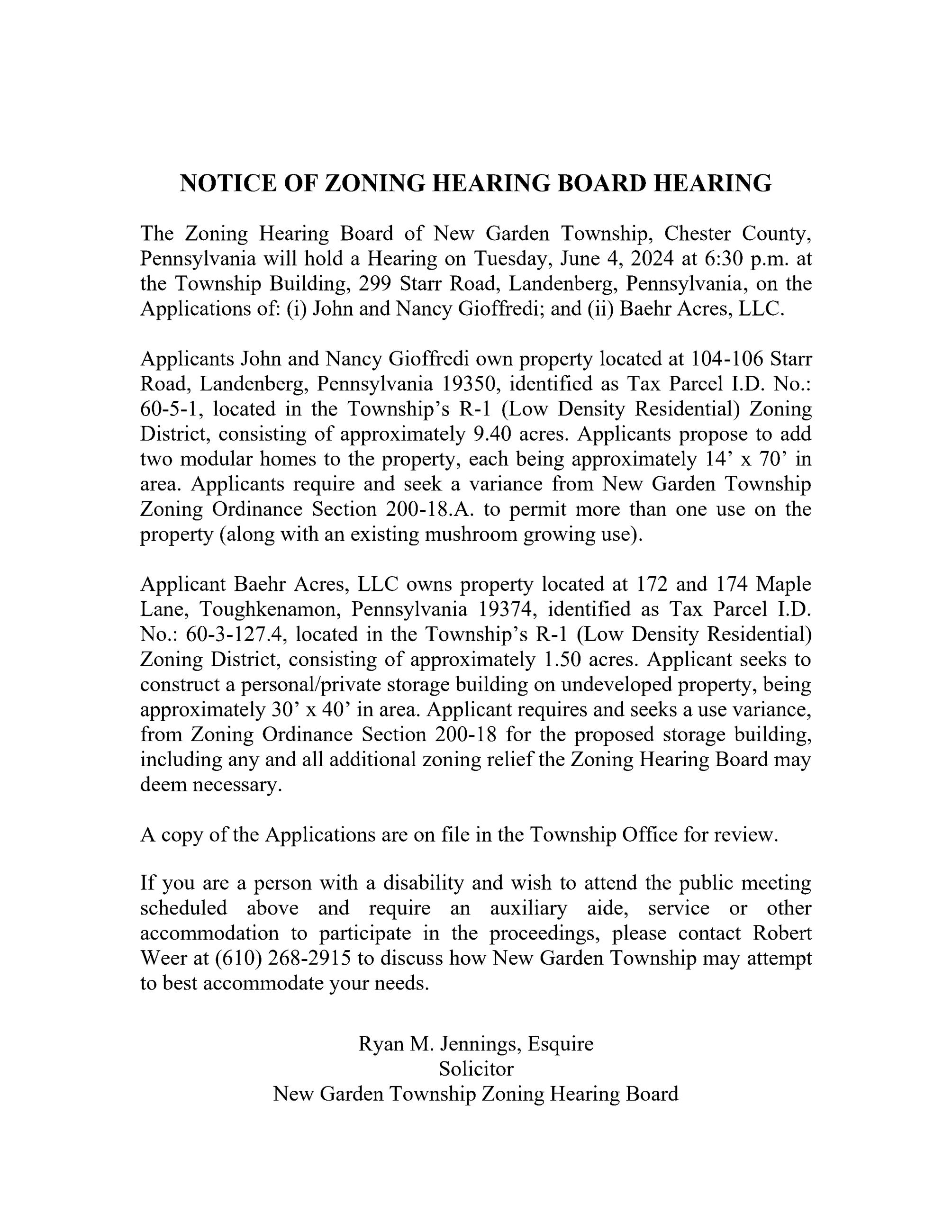 Public Notice - NGT ZHB (for 06.04.24 Hearings)